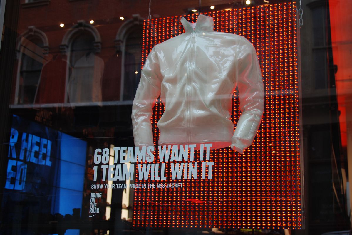 23 Nike Shop Window Display In SoHo New York City